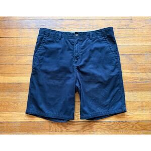 FREEWORLD Black 'Discord | Relaxed' Cotton Shorts Mens sz 36